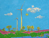 Windmills Along Bird Road, Bouckville