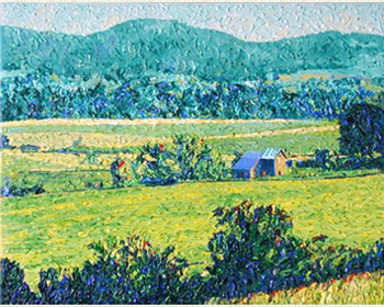 "Hop House near Hubbardsville" 24" x 30" © 2001 slideshow2